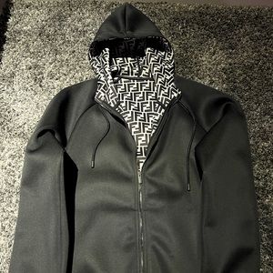 Men’s Fendi Zip-Up hoodie, Authentic, size L
